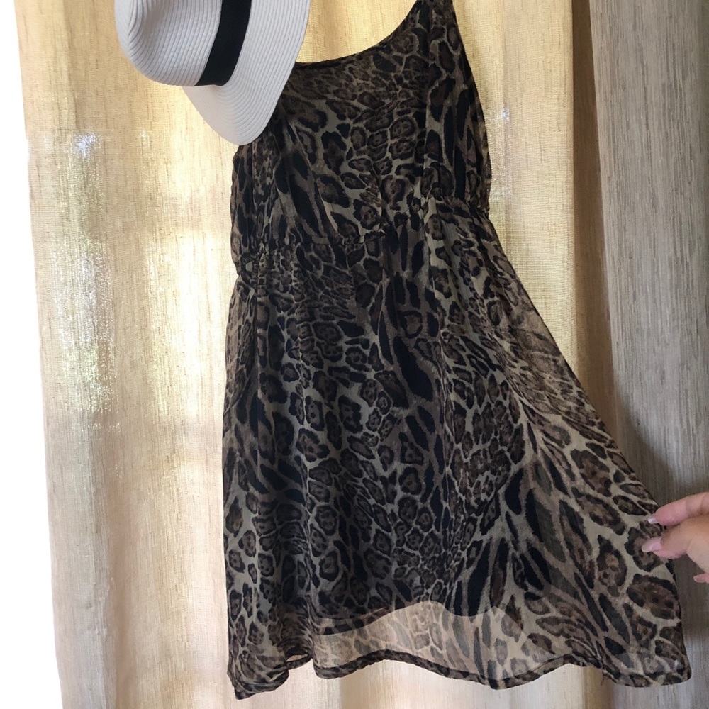 Medium leopard print dress